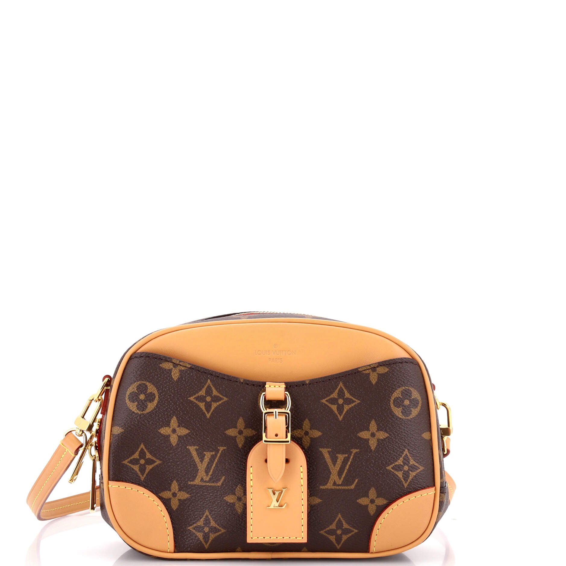 Louis Vuitton Deauville Handbag Monogram Canvas Mini