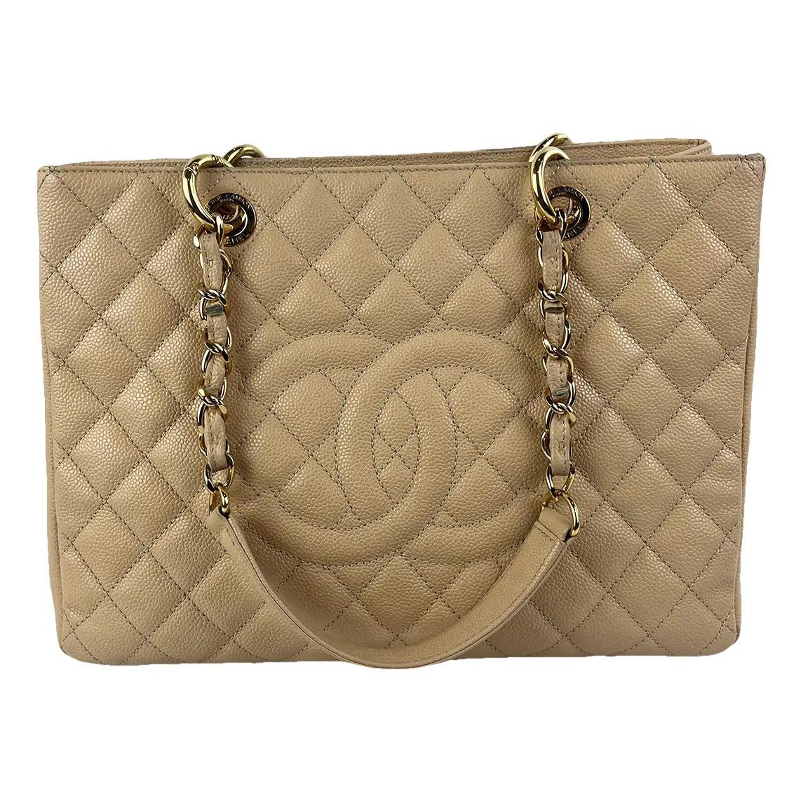 Grand shopping leather tote
