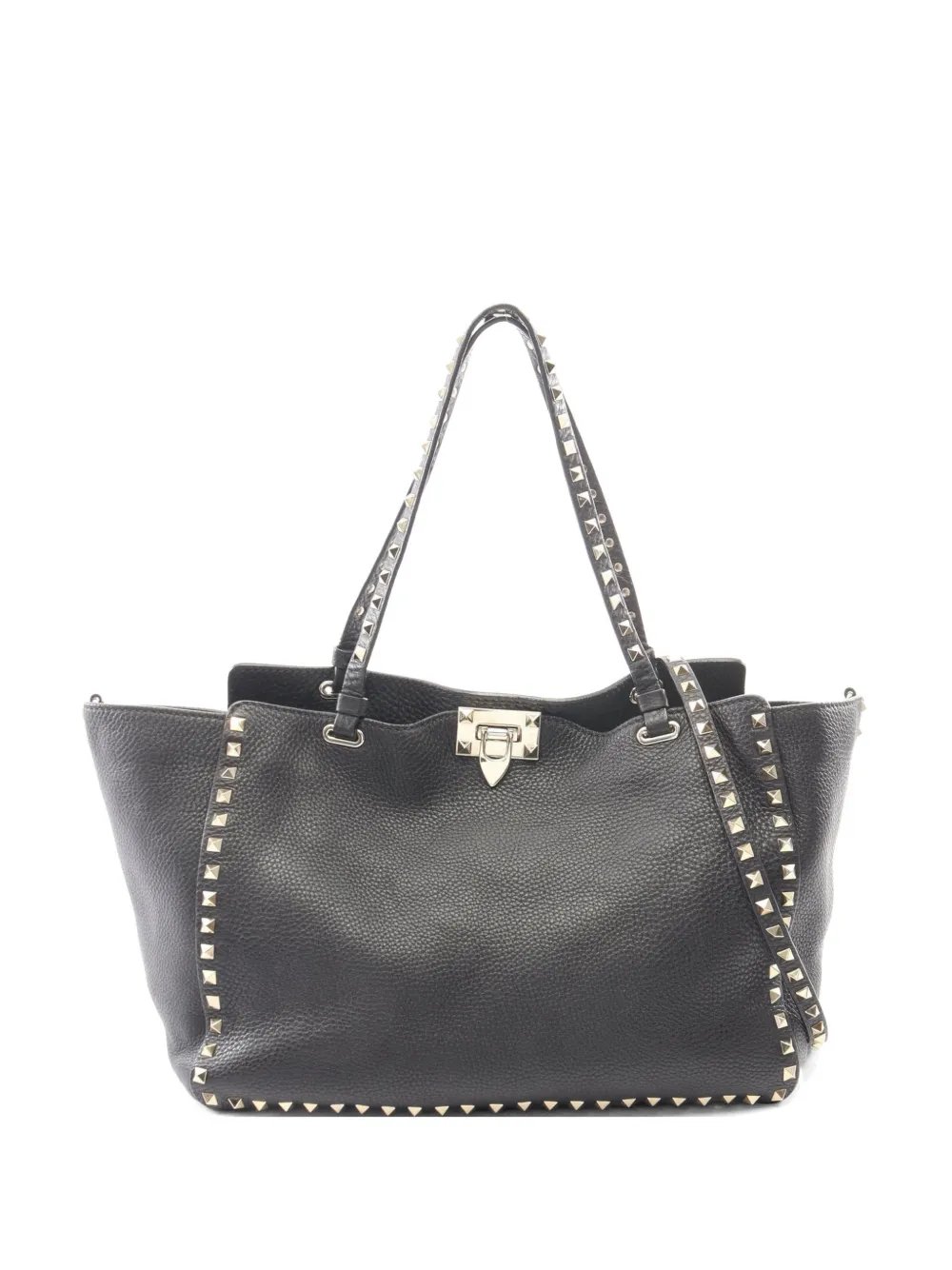 2010s Rockstud leather tote bag