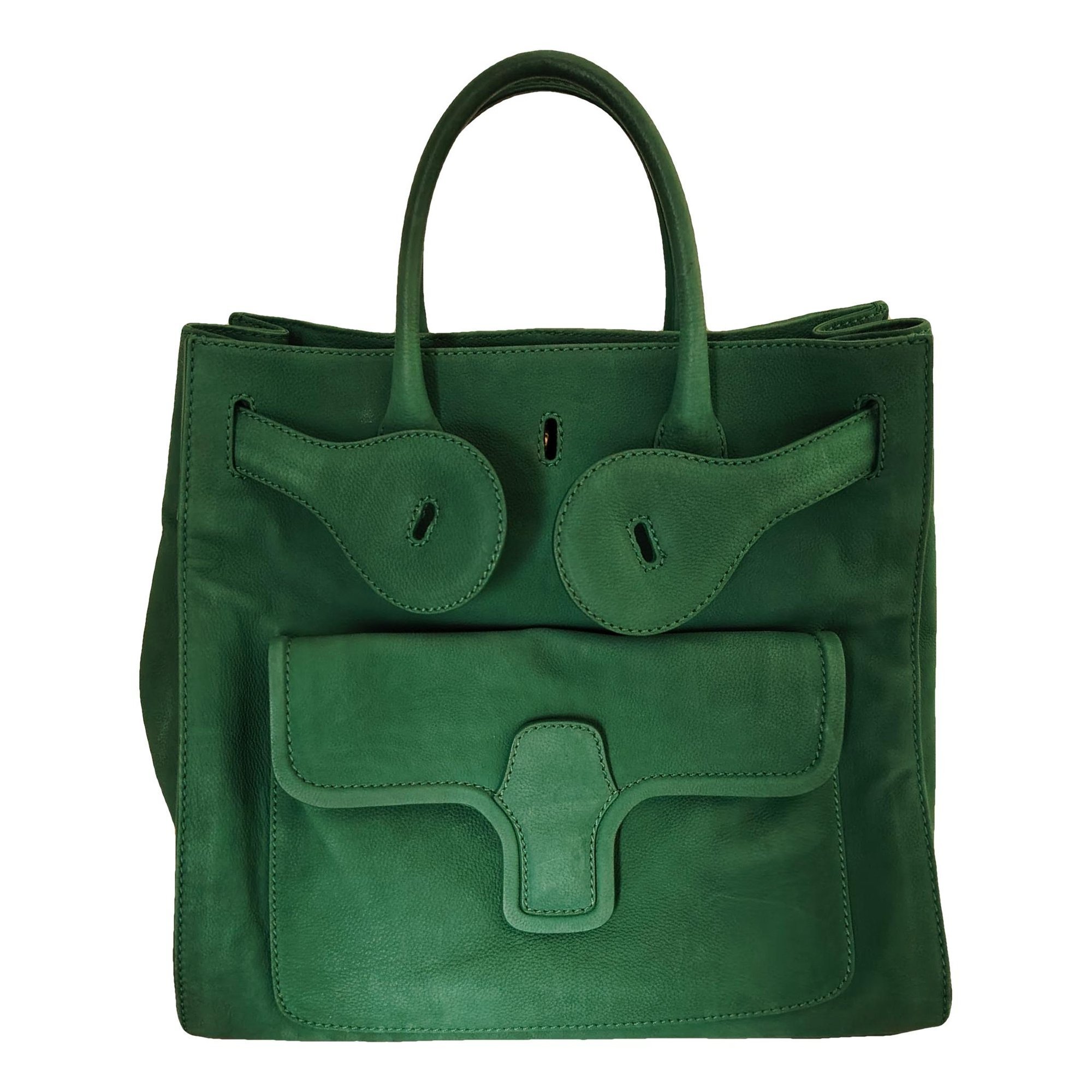 Leather handbag