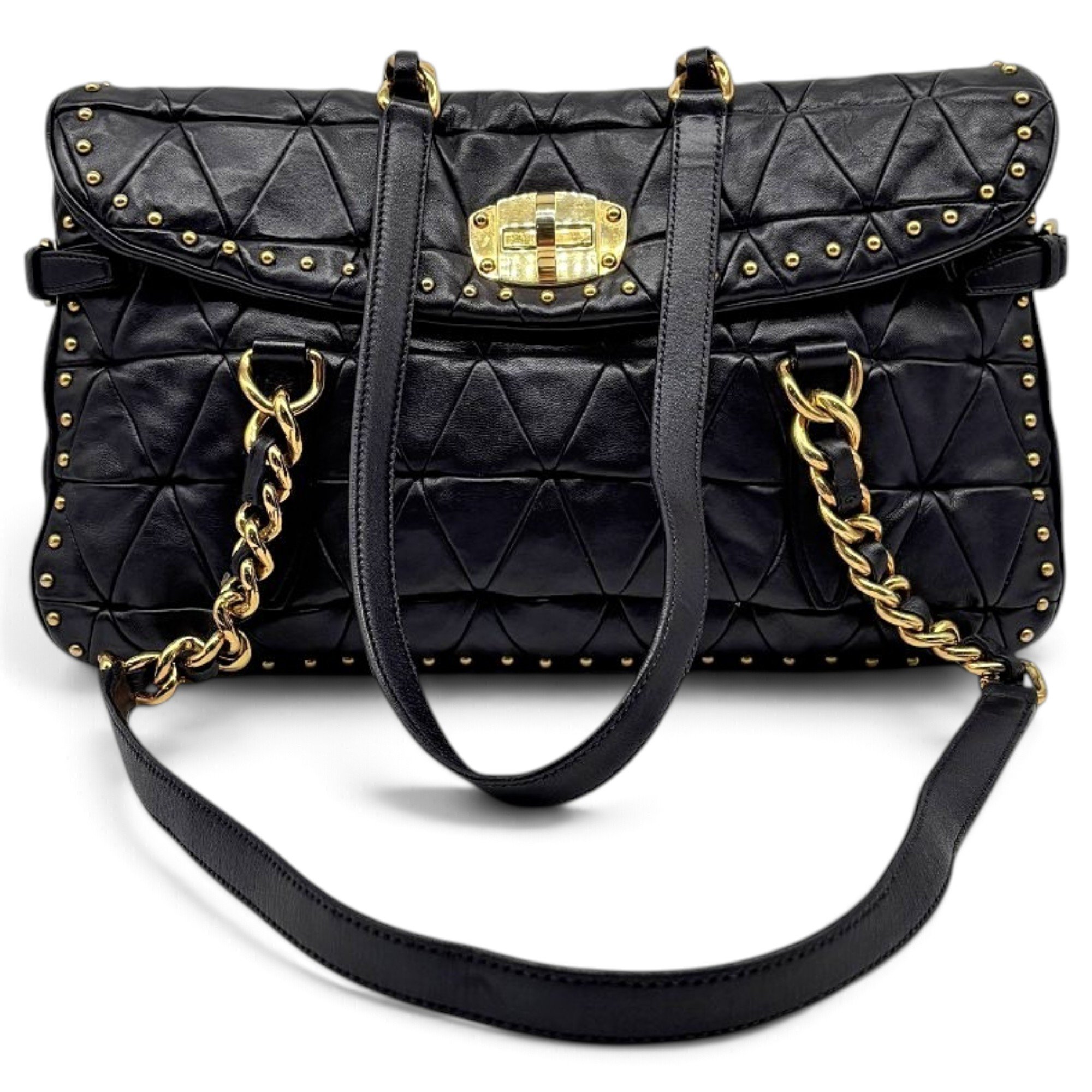 Miu Miu Matelassé leather handbag