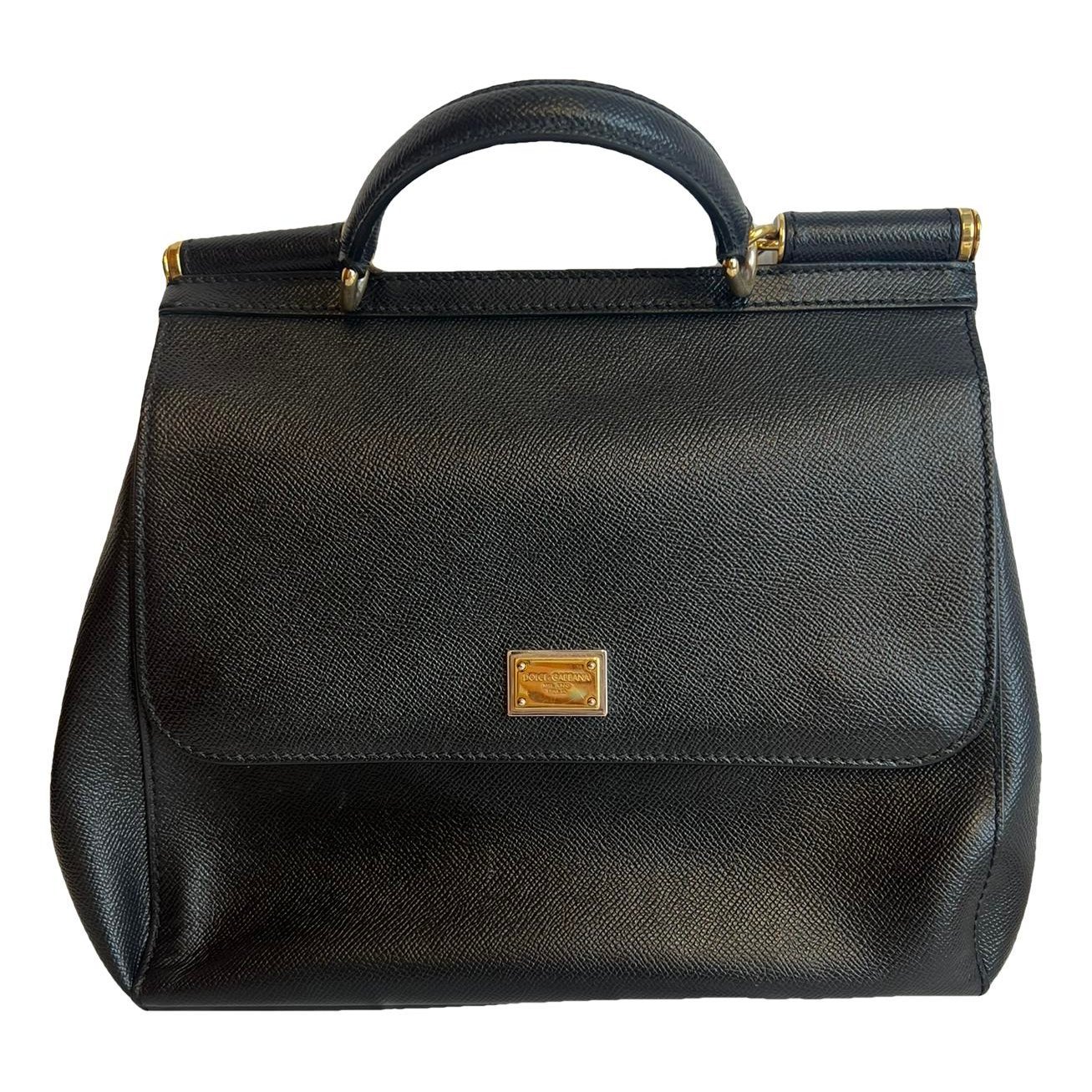 Dolce & Gabbana Sicily leather handbag