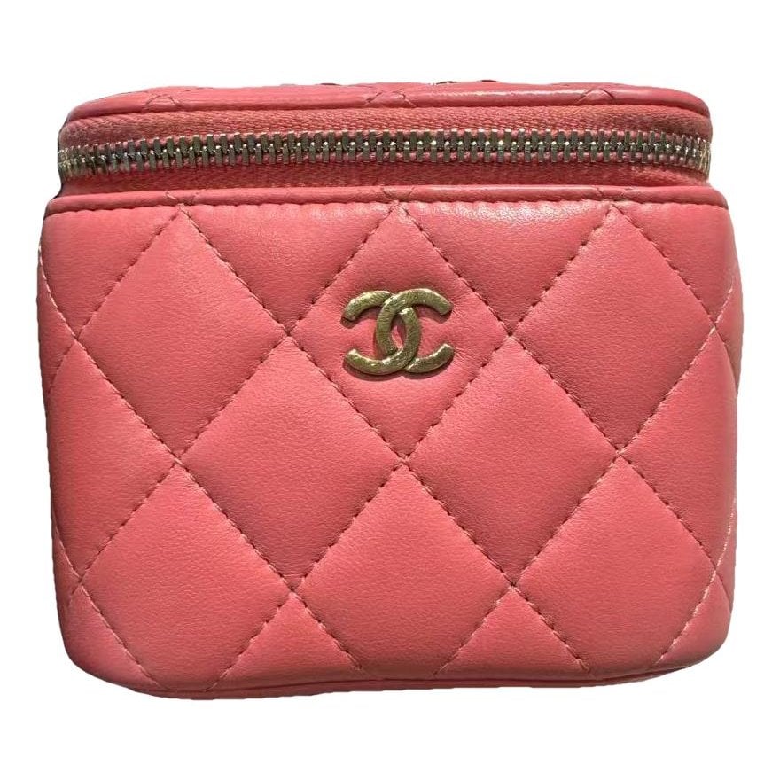 Trendy CC Vanity leather handbag