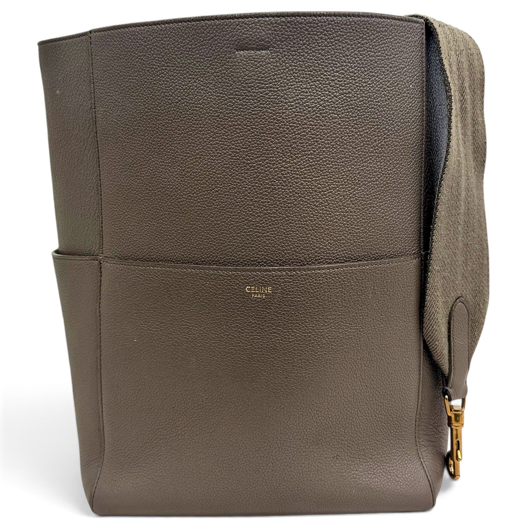Seau Sangle leather tote