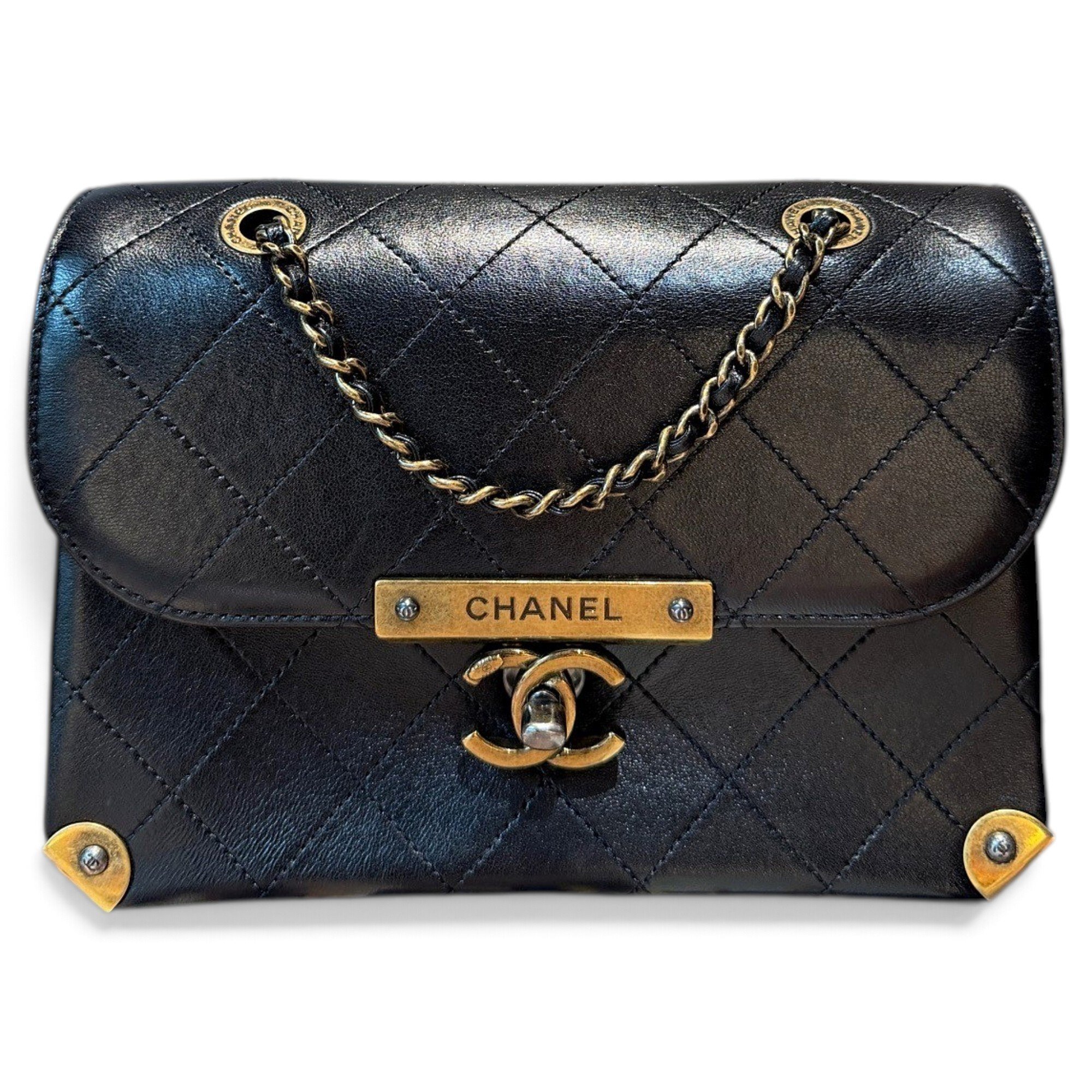 Coco Luxe leather crossbody bag