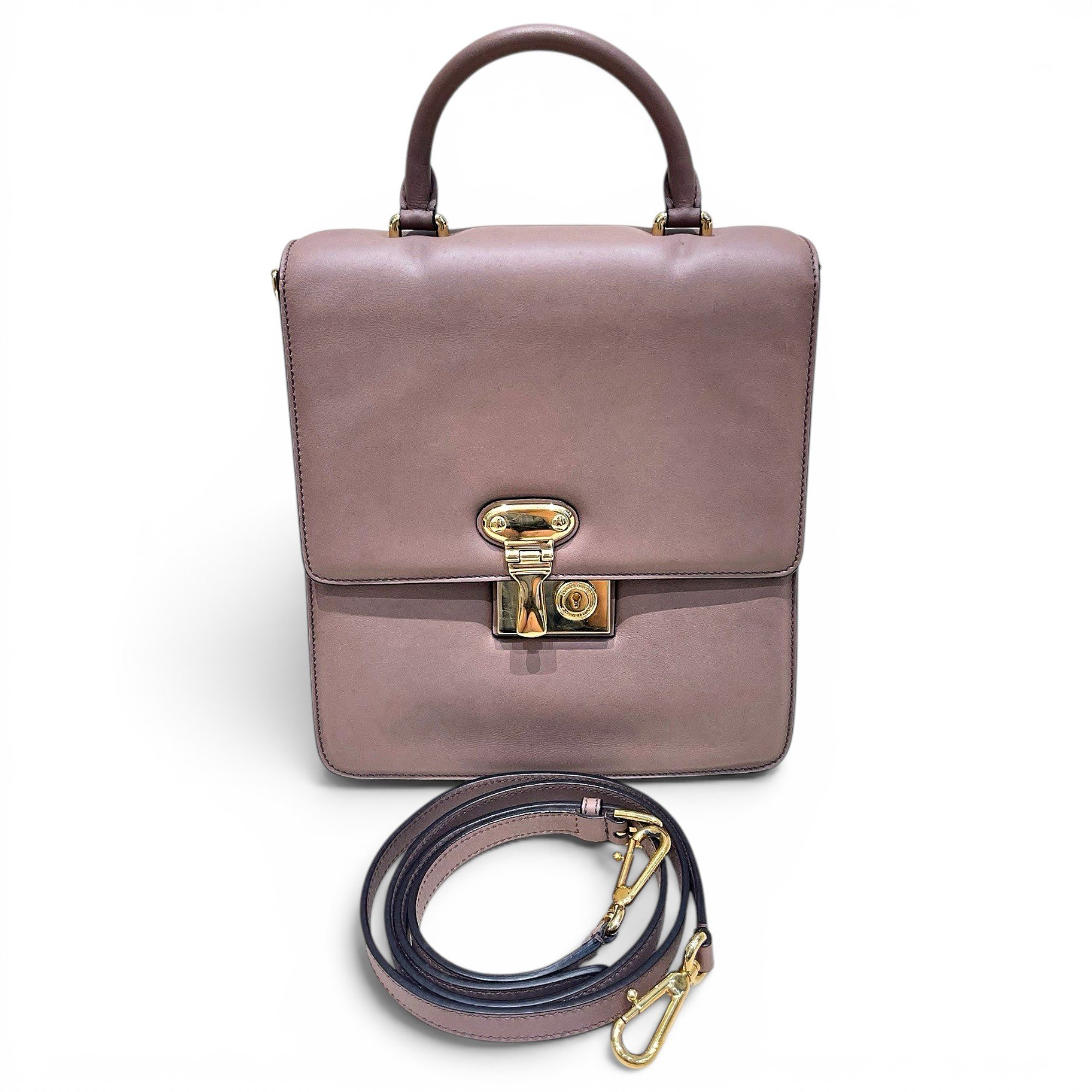 Leather handbag