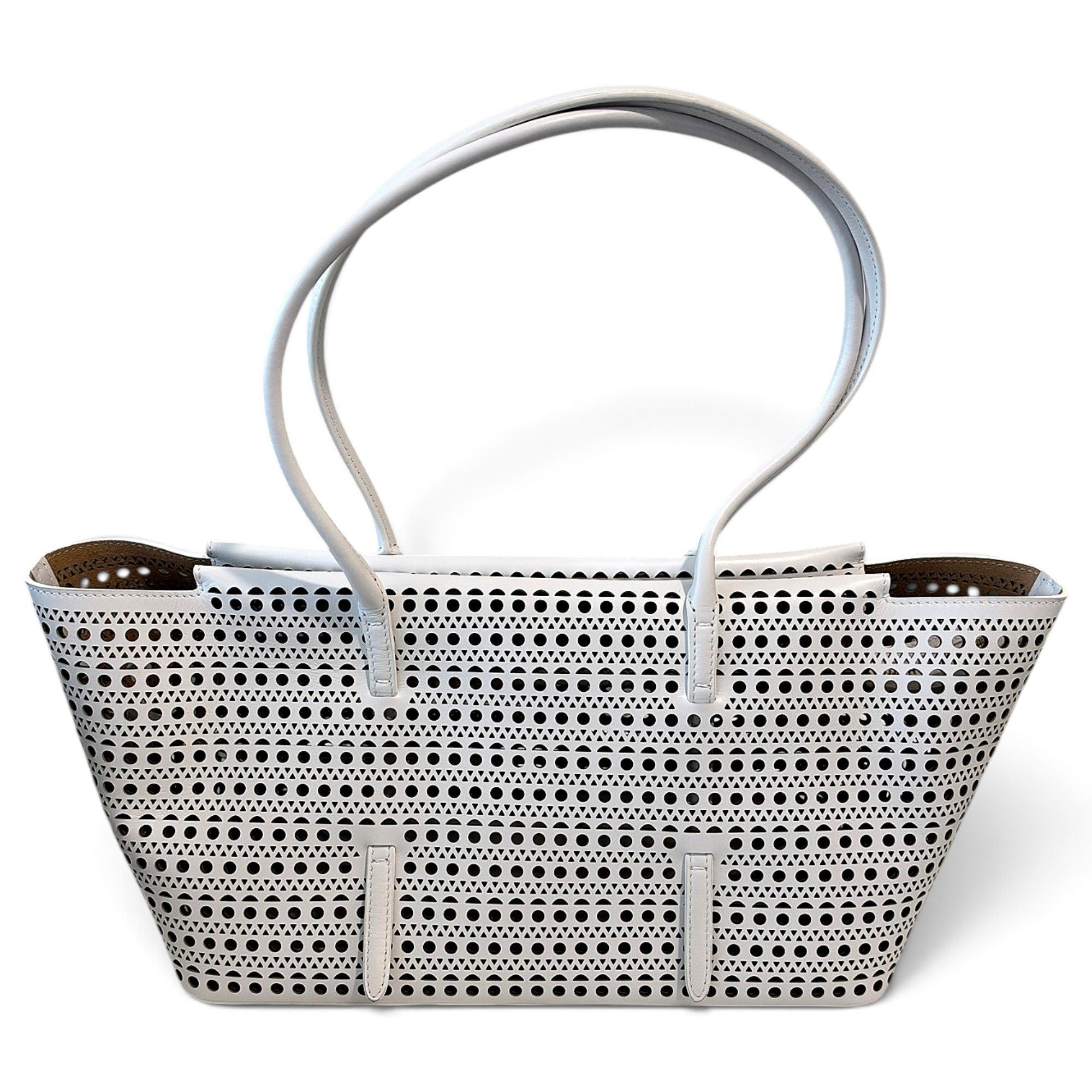Alaia Mina leather tote
