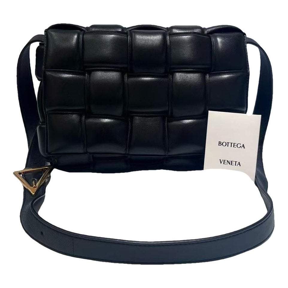 Cassette leather handbag