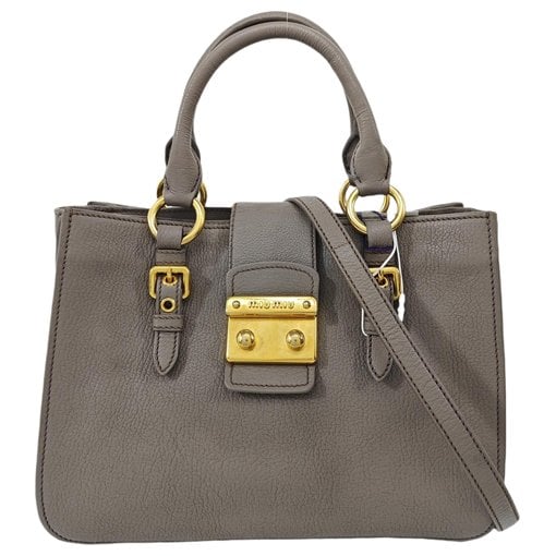 Leather handbag