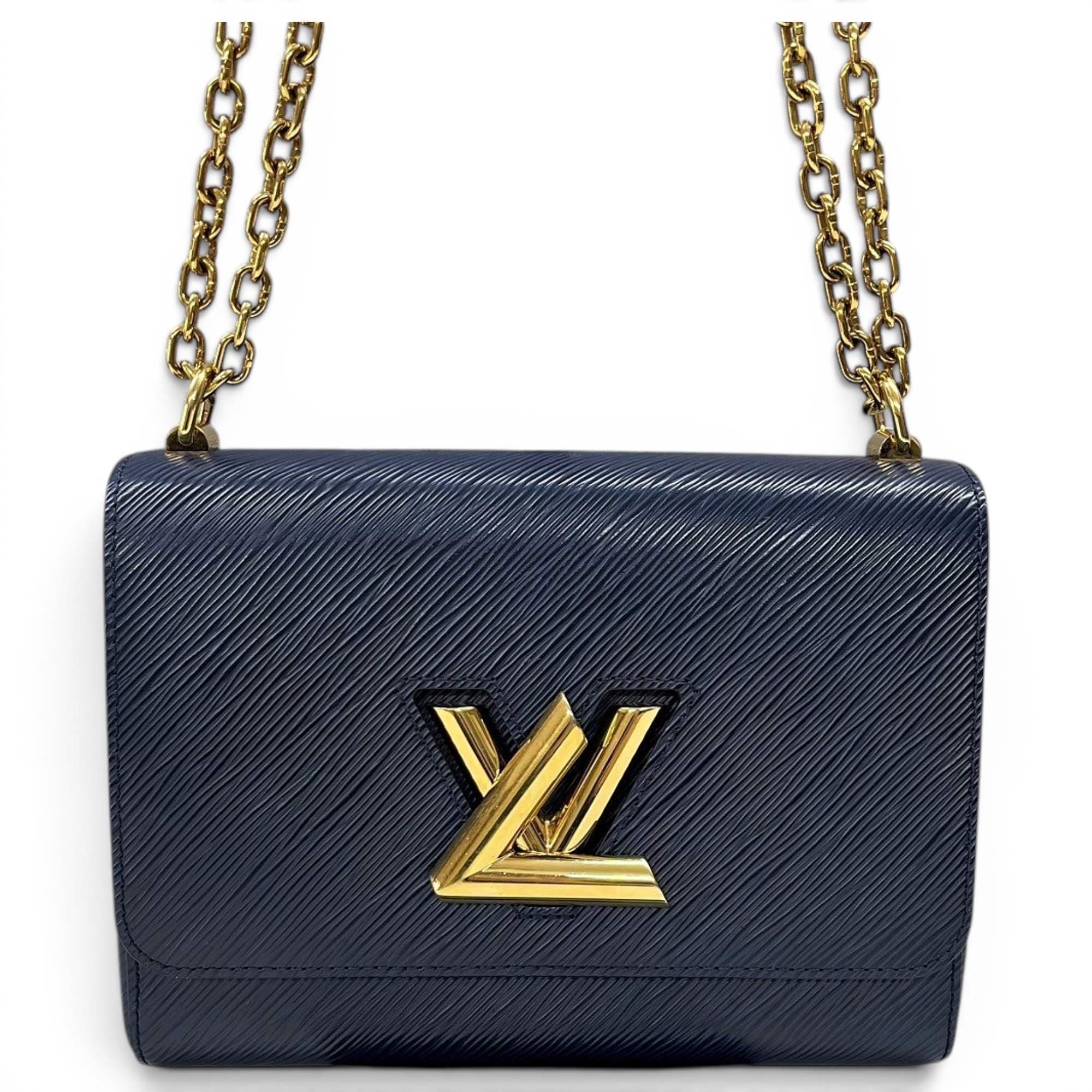 Twist leather handbag