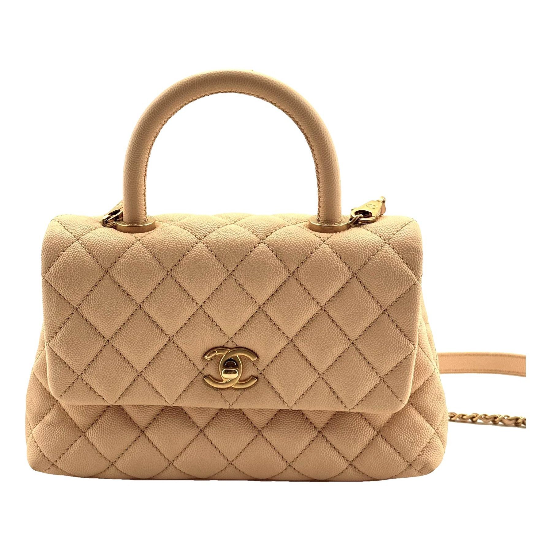 Coco Handle leather handbag