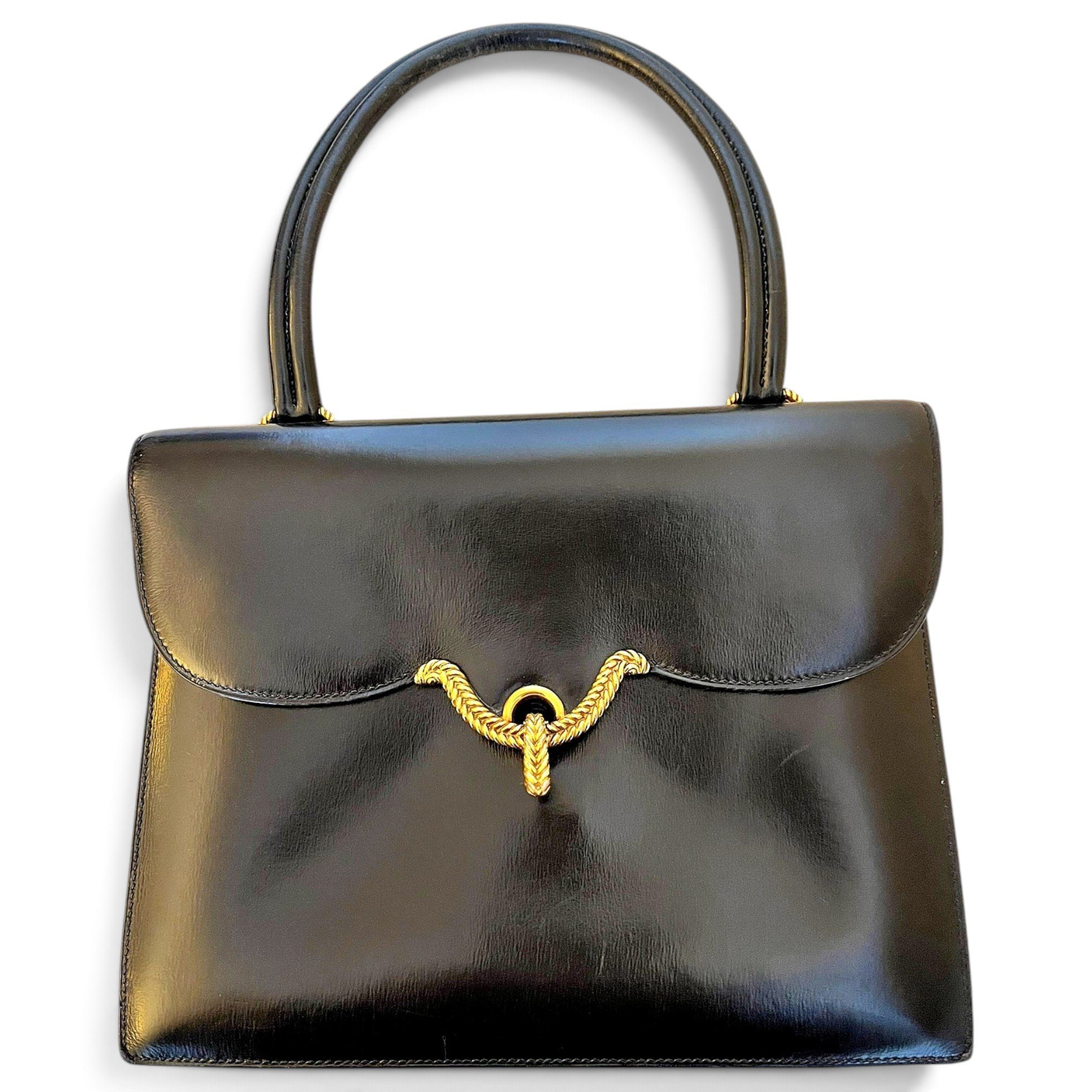 Leather handbag