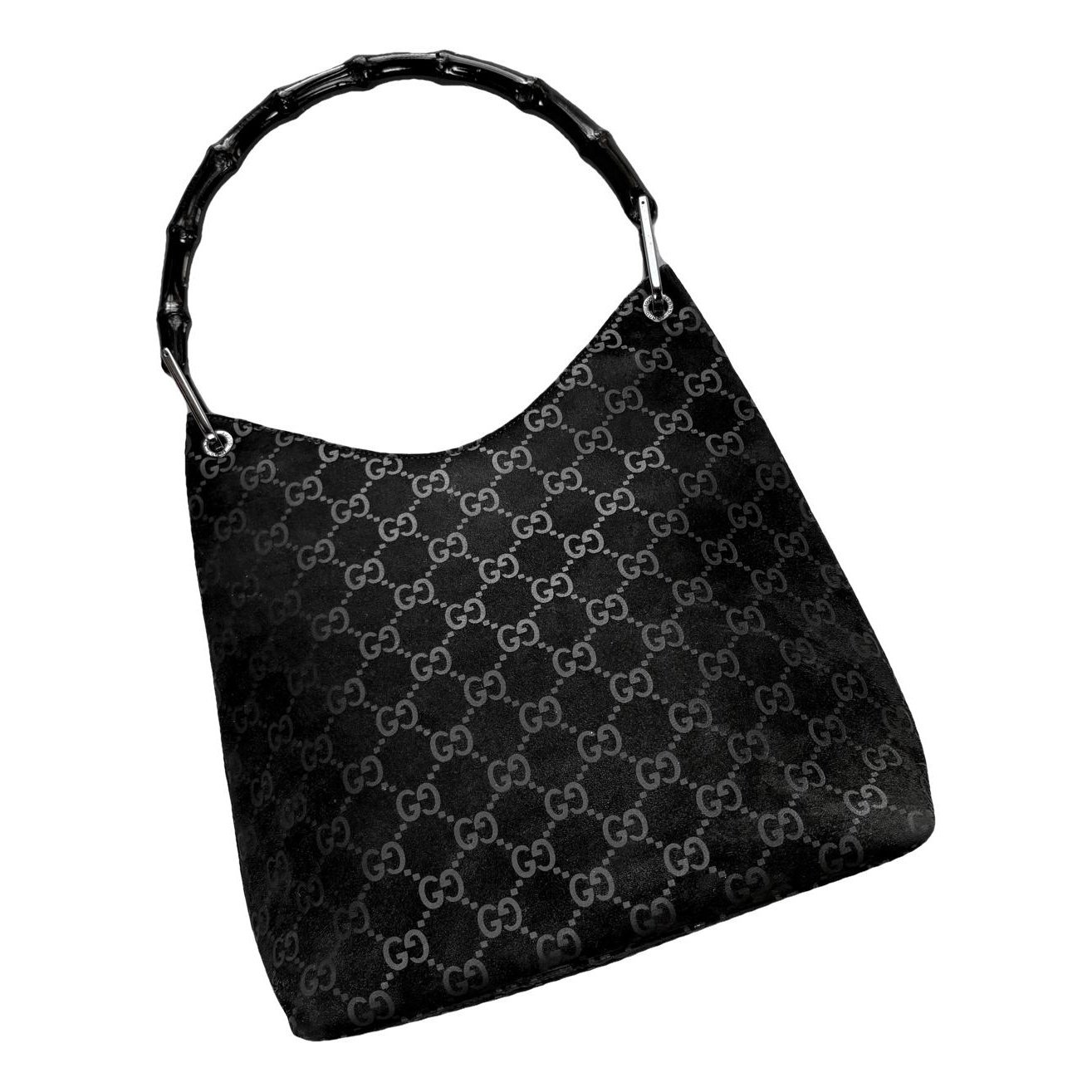 Bamboo Top Handle leather handbag