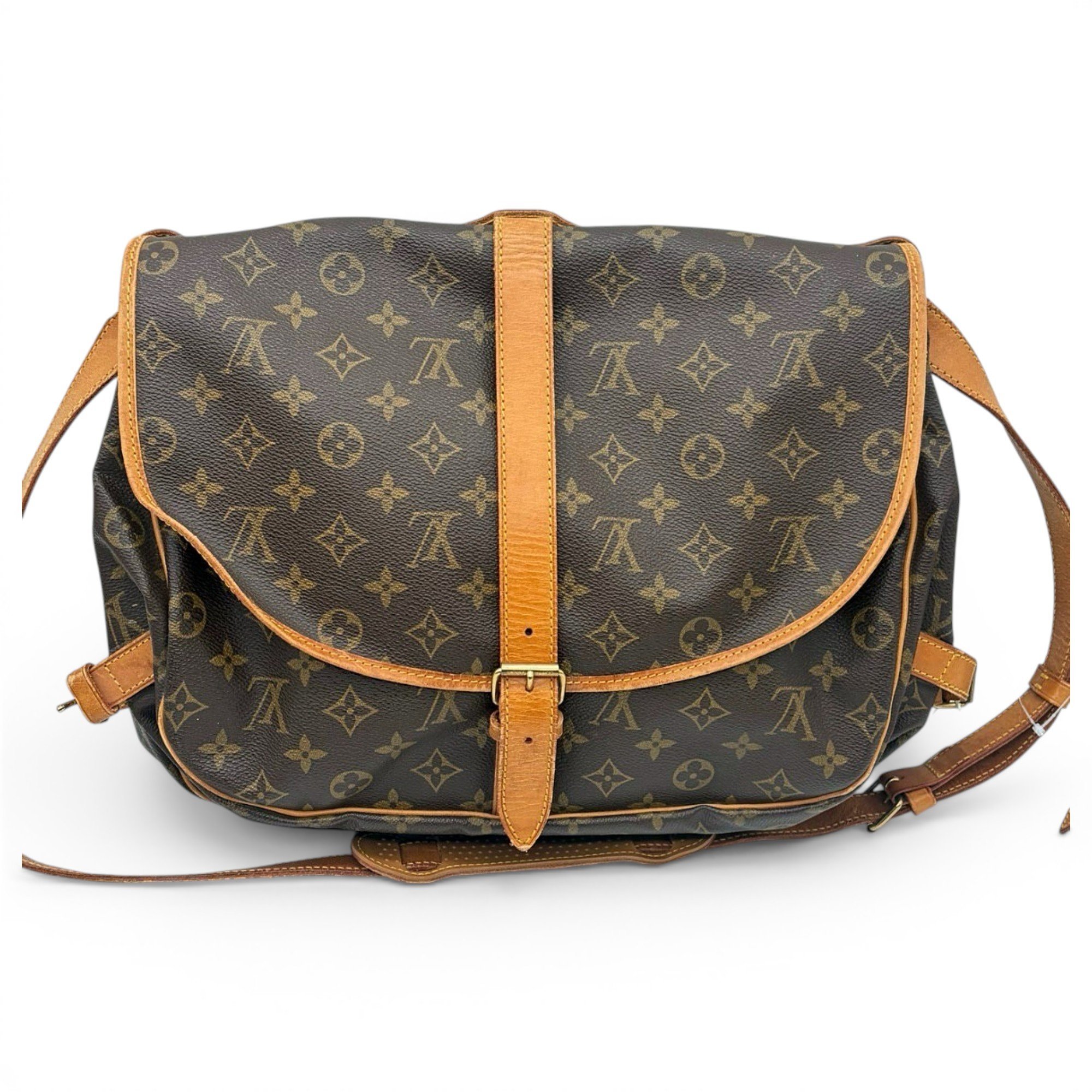 Saumur leather crossbody bag