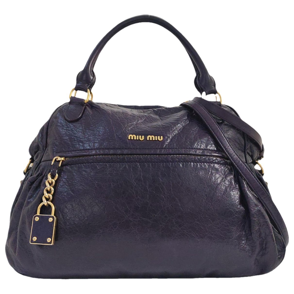 Bow bag leather handbag