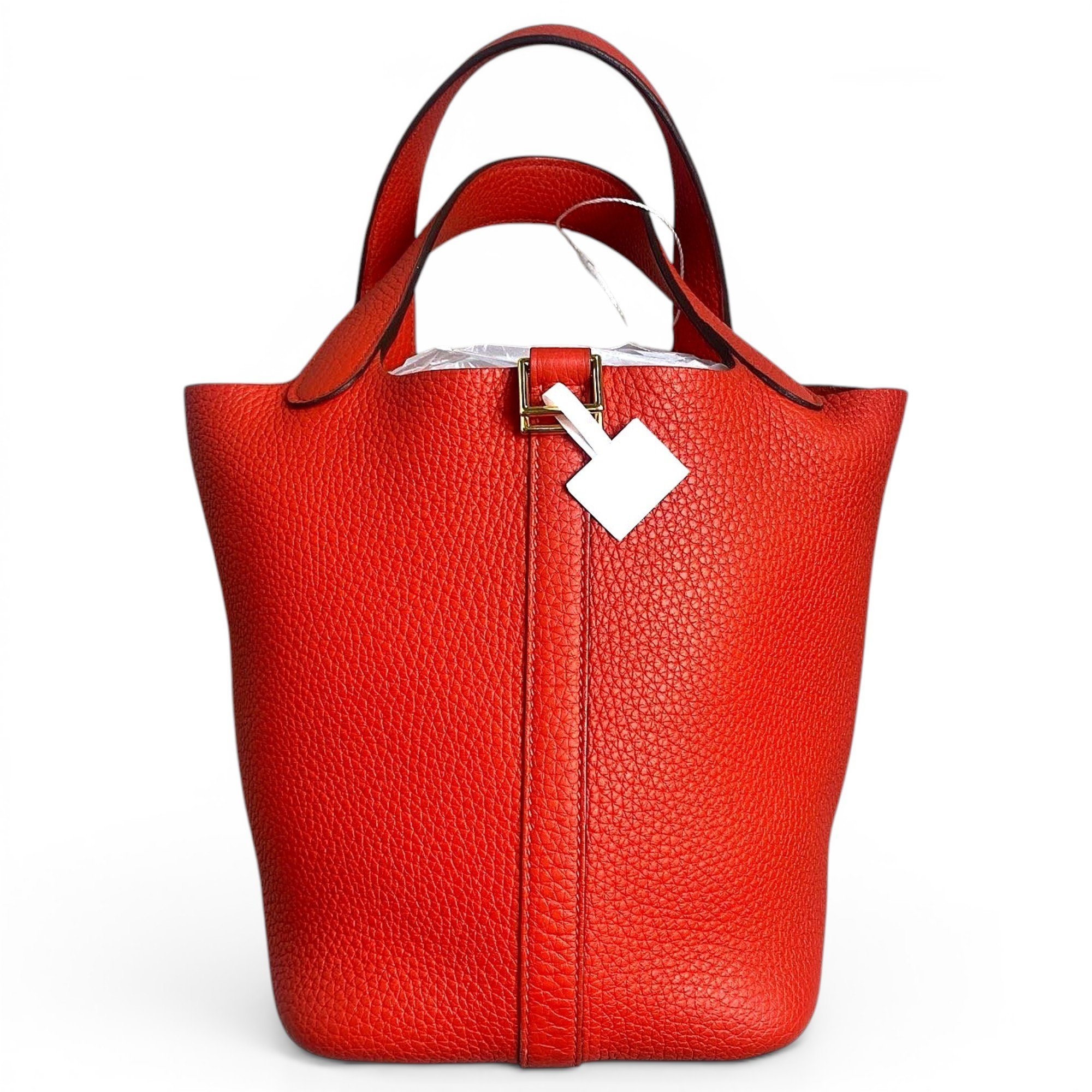 Picotin leather handbag
