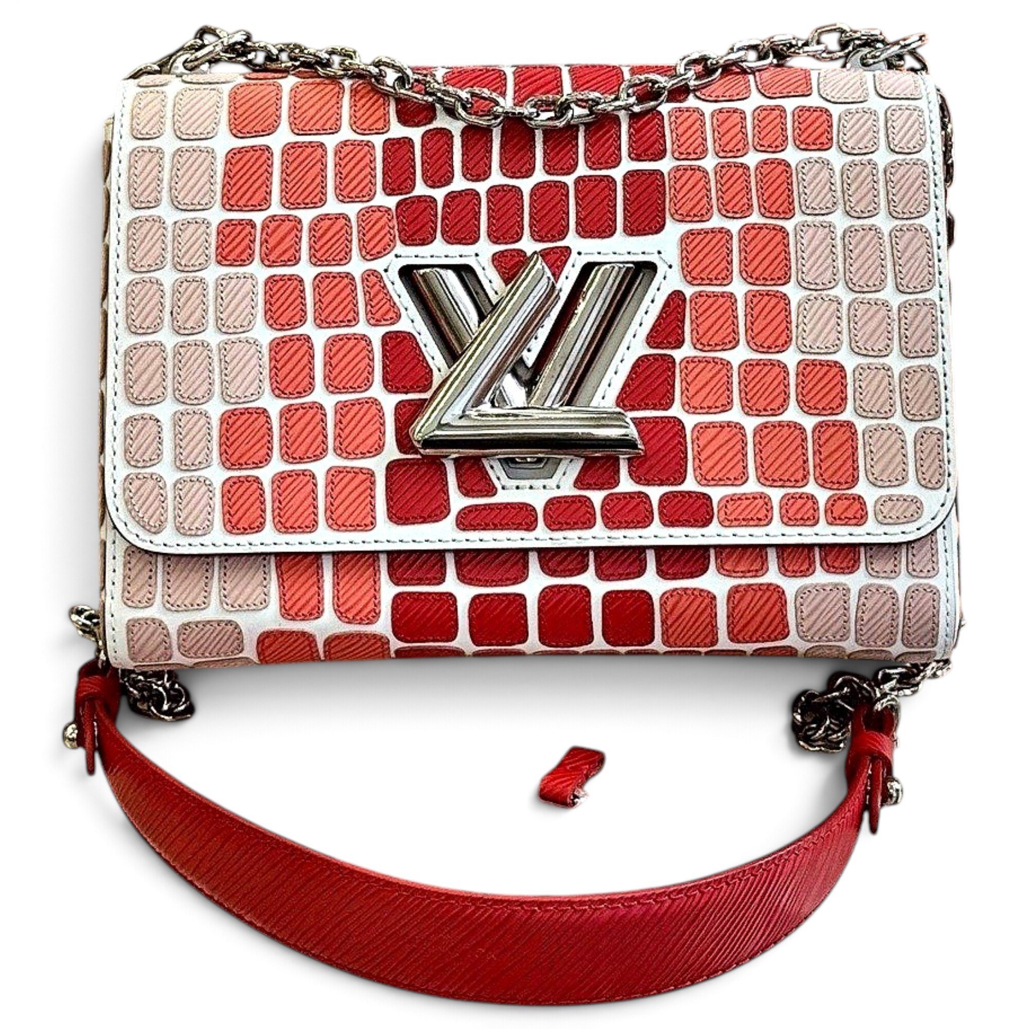 Twist leather crossbody bag
