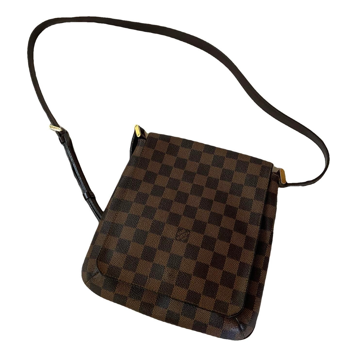Musette cloth crossbody bag