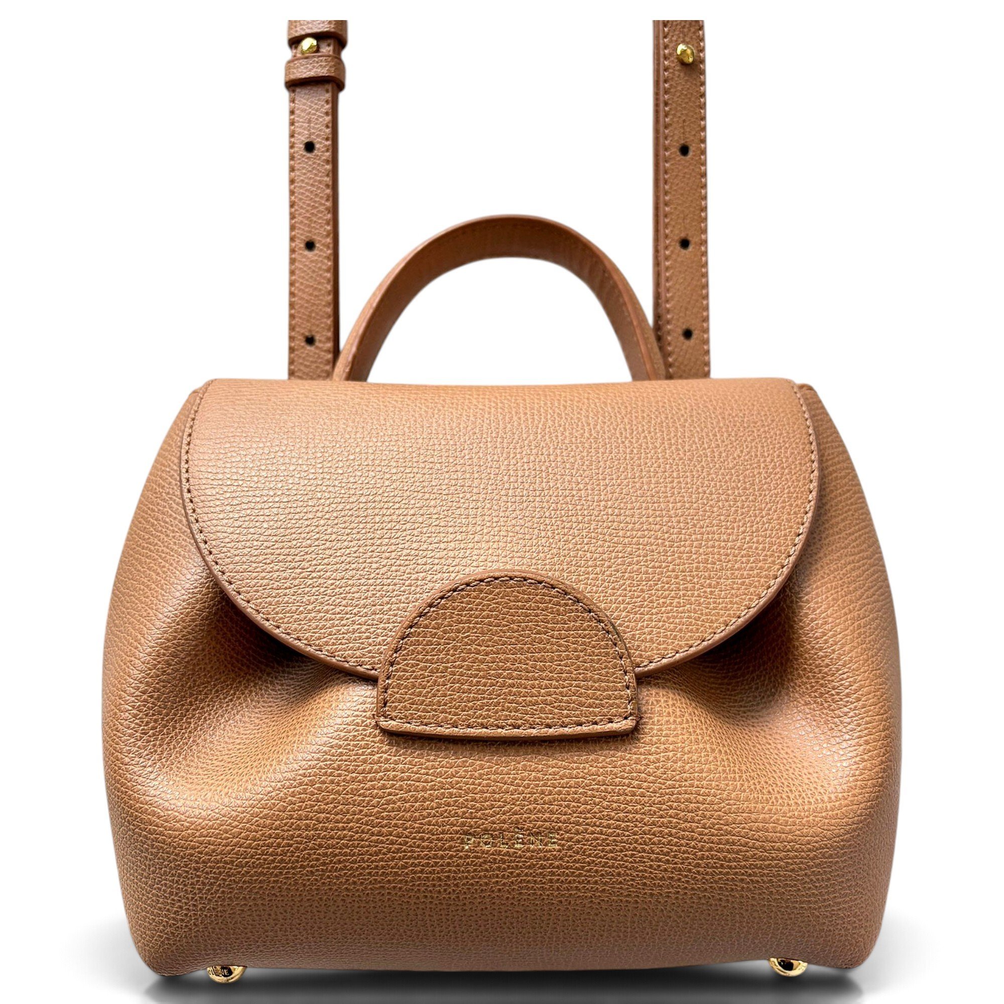 Polene Numéro un nano leather crossbody bag