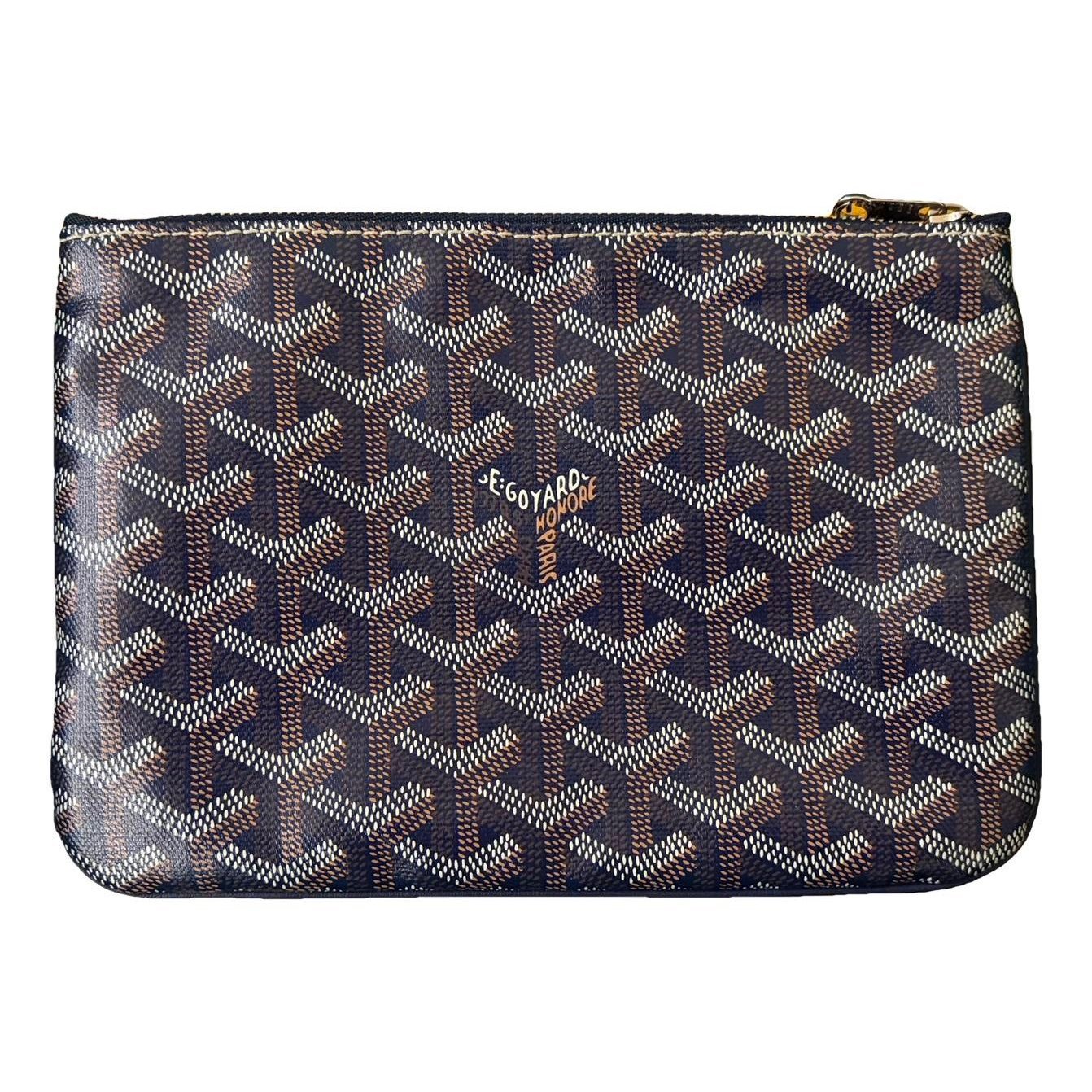 Sénat leather clutch bag