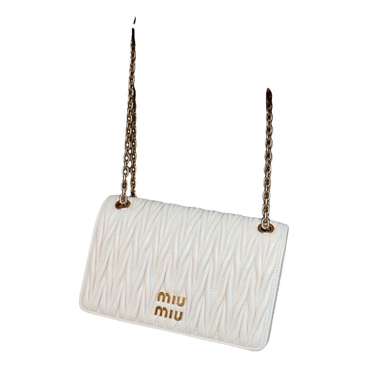 Matelassé leather handbag
