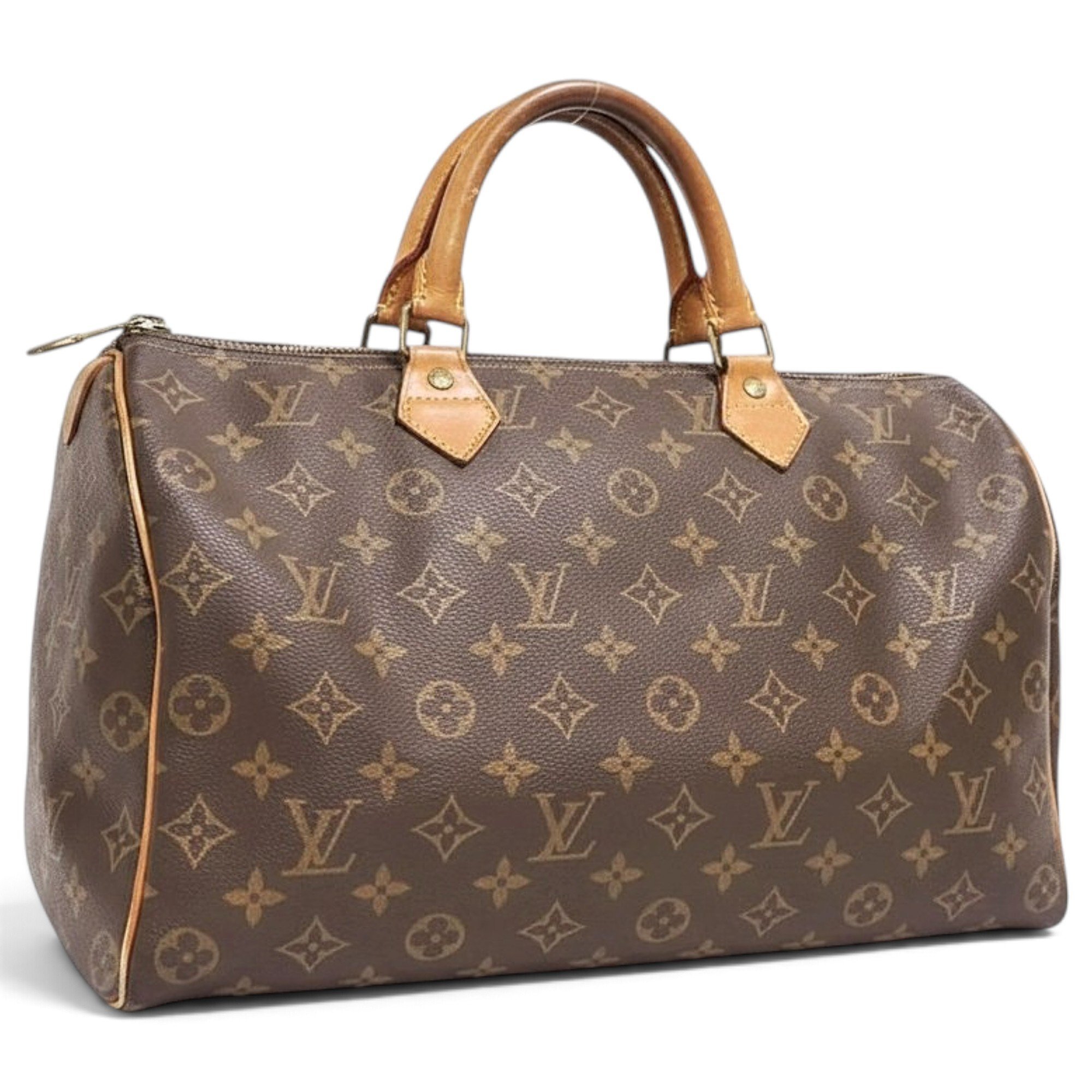 Speedy leather handbag