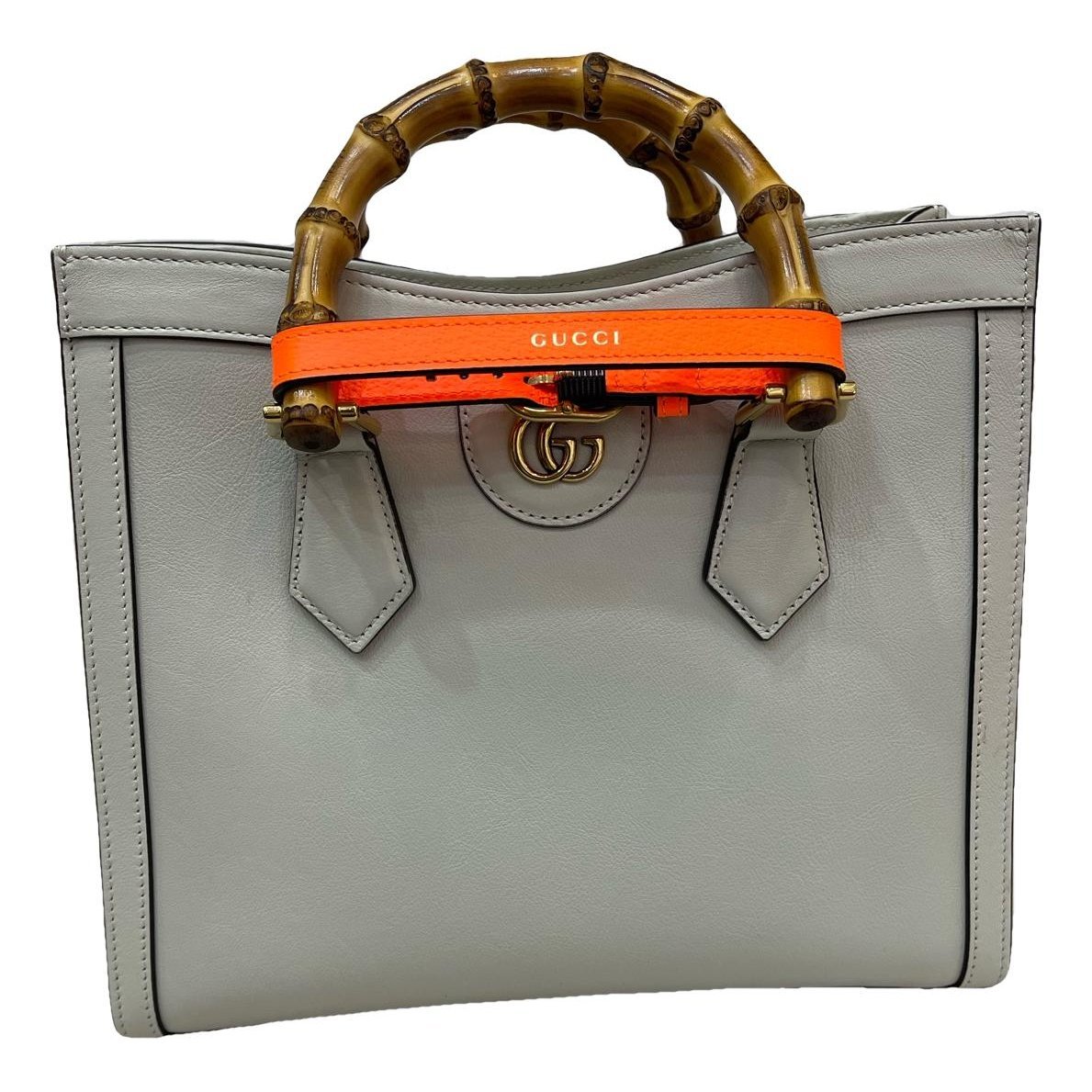 Diana Bamboo leather tote