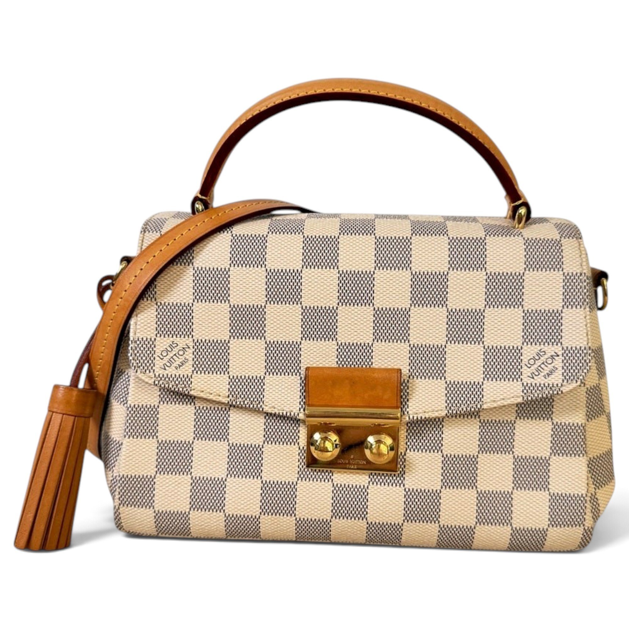 Croisette leather handbag