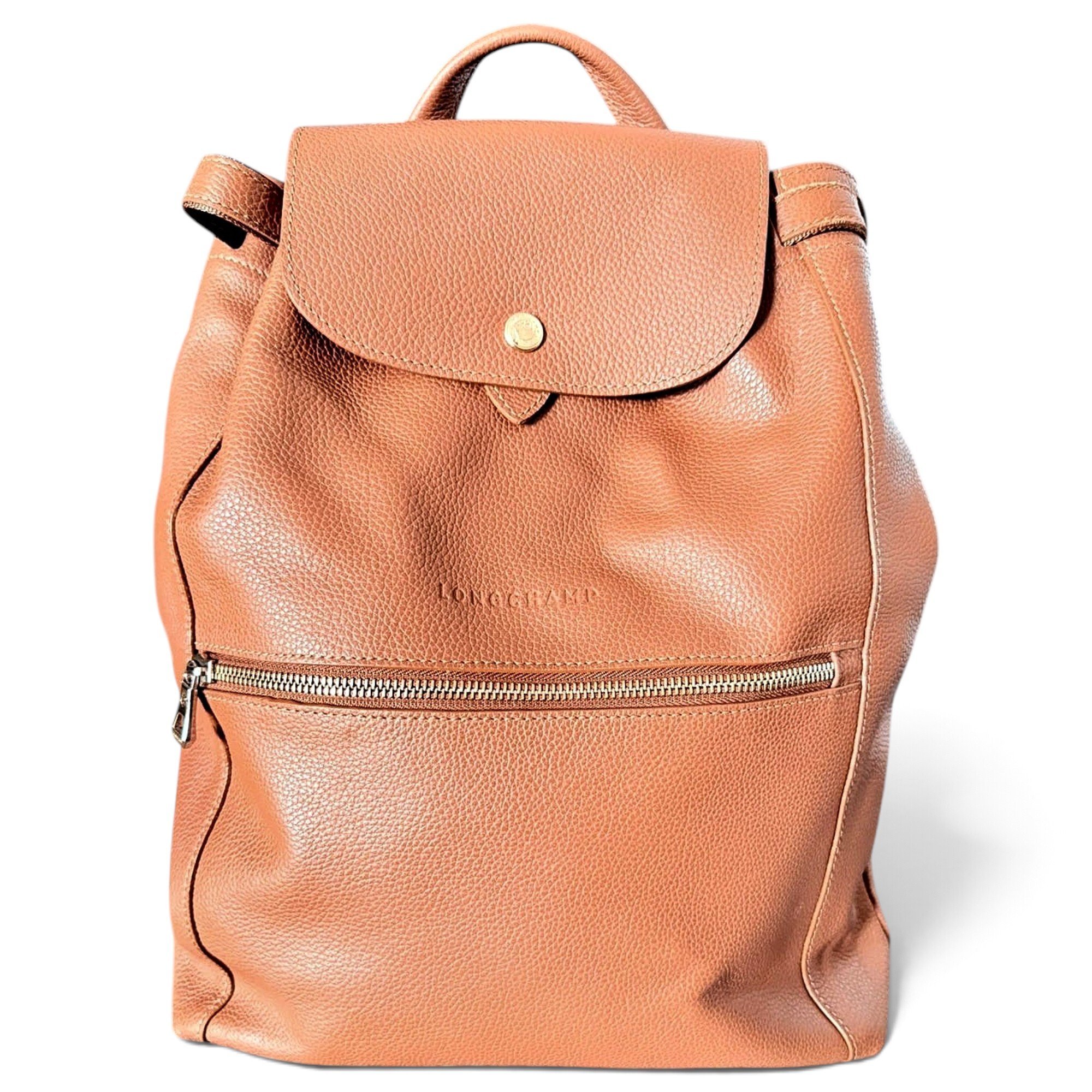 Leather backpack