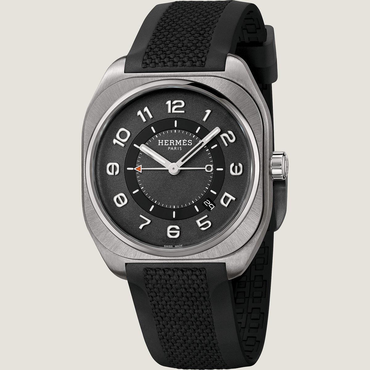 Sans Coloris Hermès H08 Watch, 42 mm