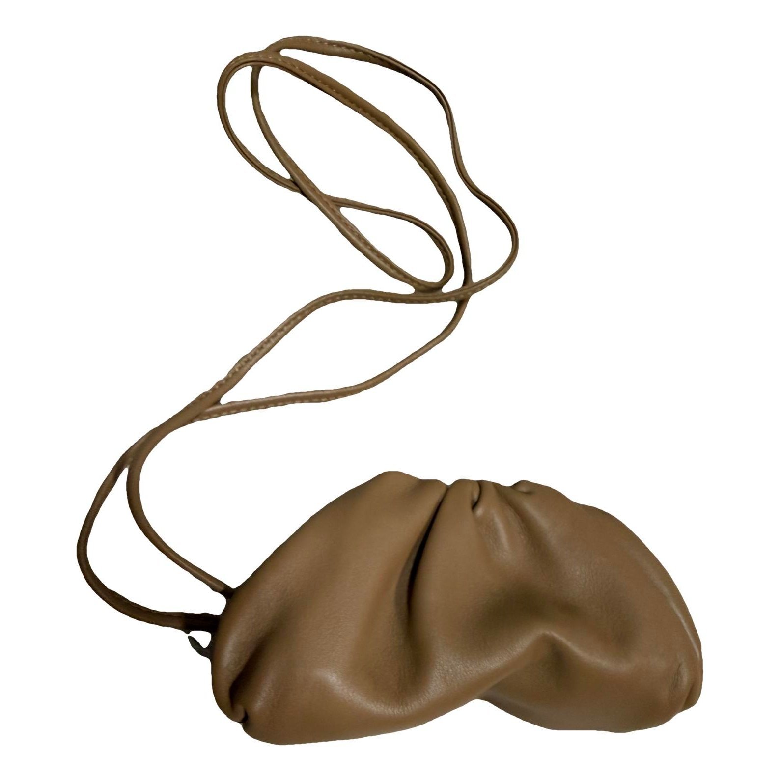 Pouch leather mini bag