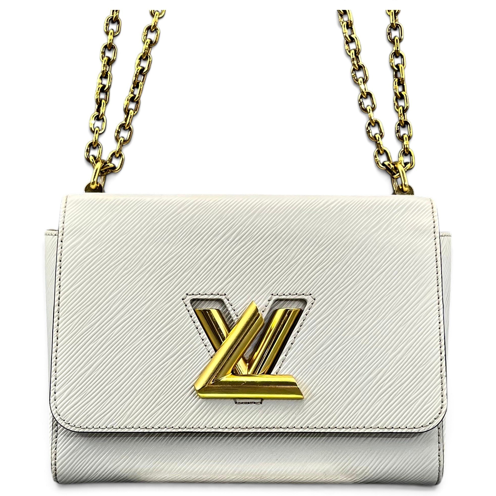 Twist leather handbag