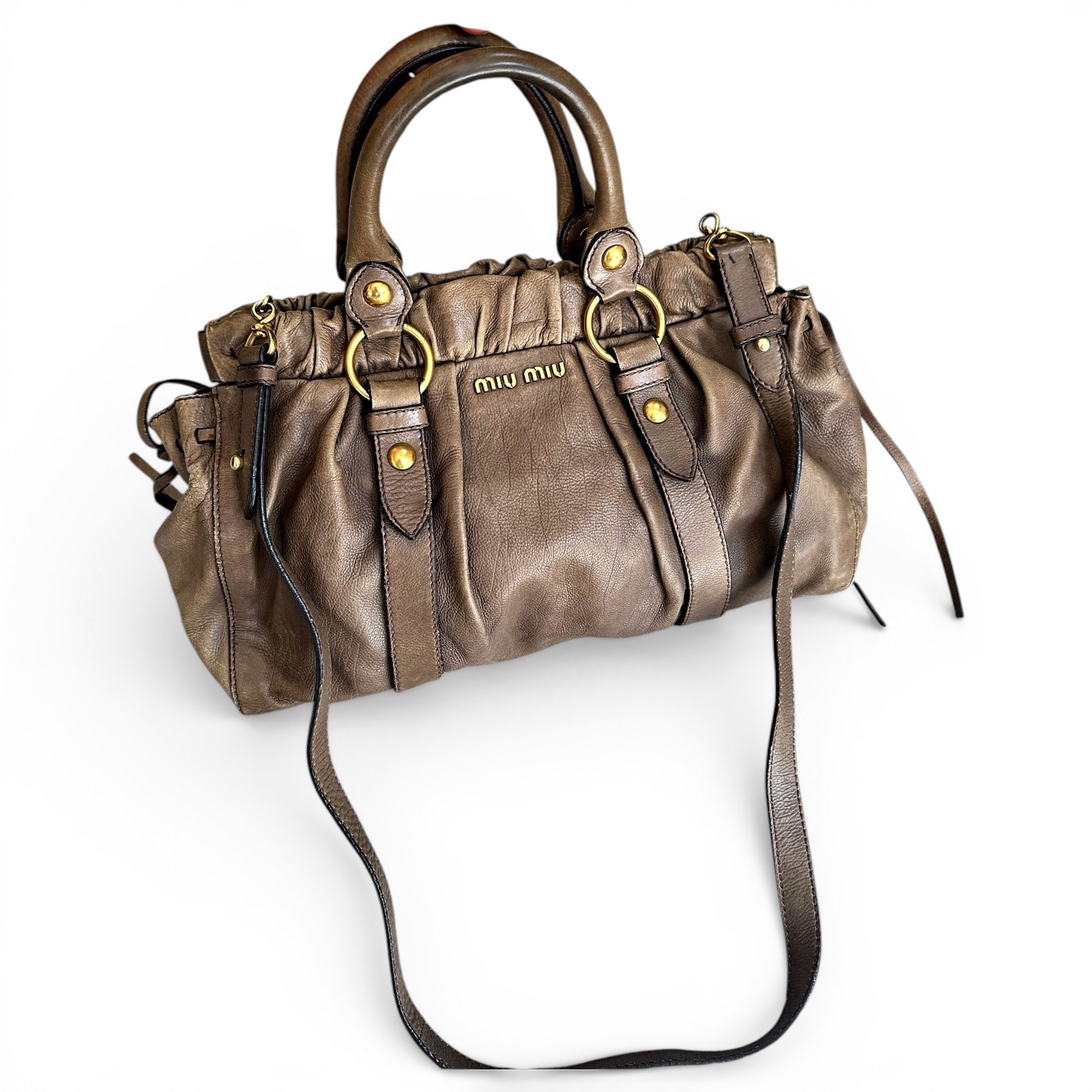 Vitello leather handbag