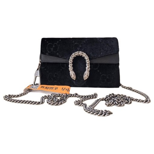 Dionysus Super Mini velvet handbag