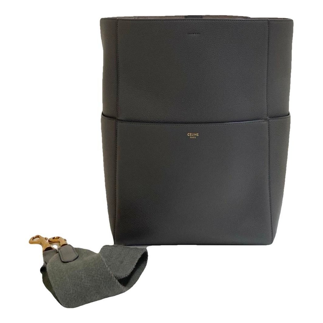 Seau Sangle leather handbag