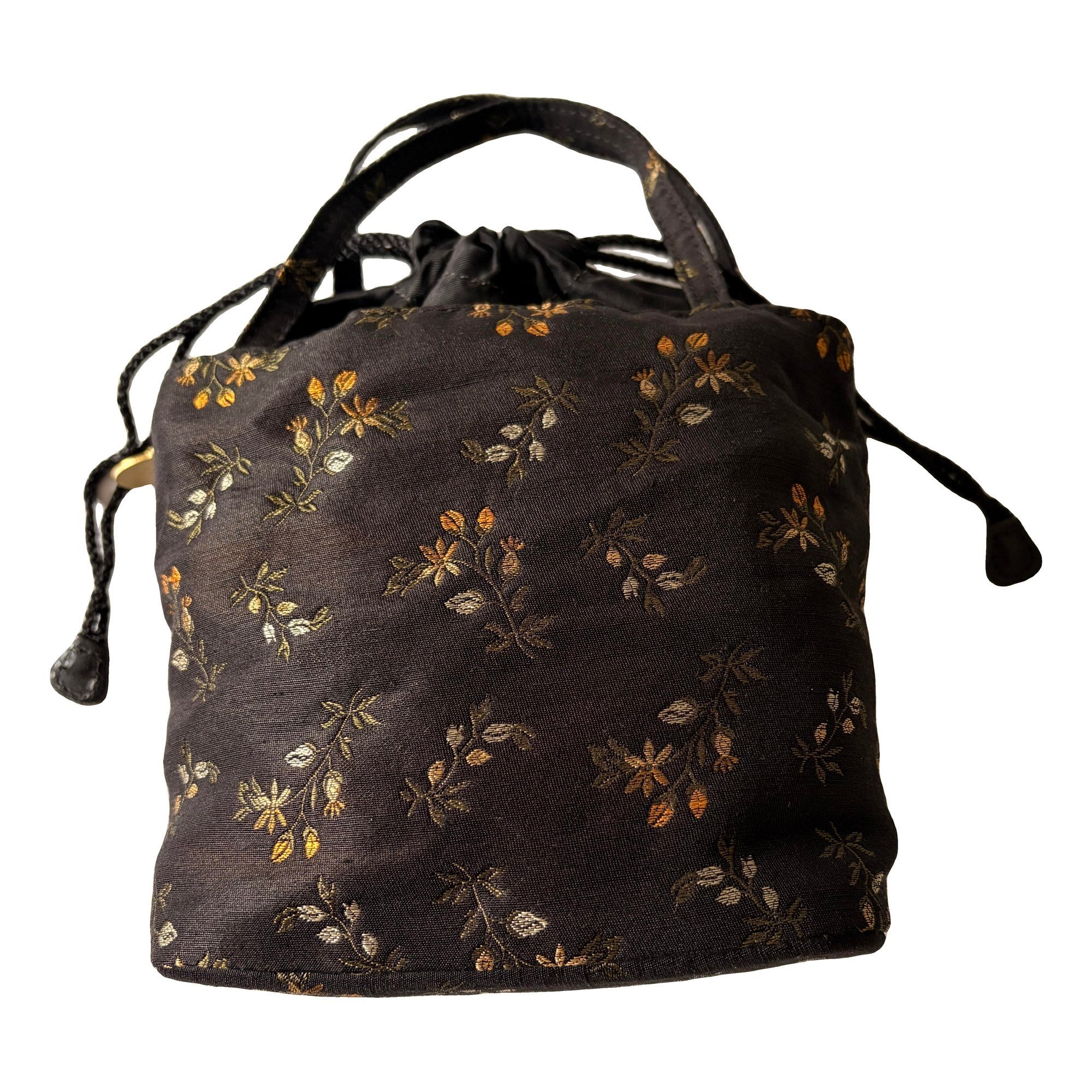 Silk clutch bag