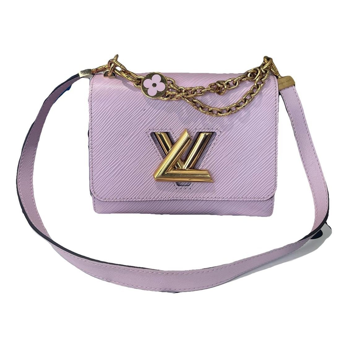 Twist leather handbag