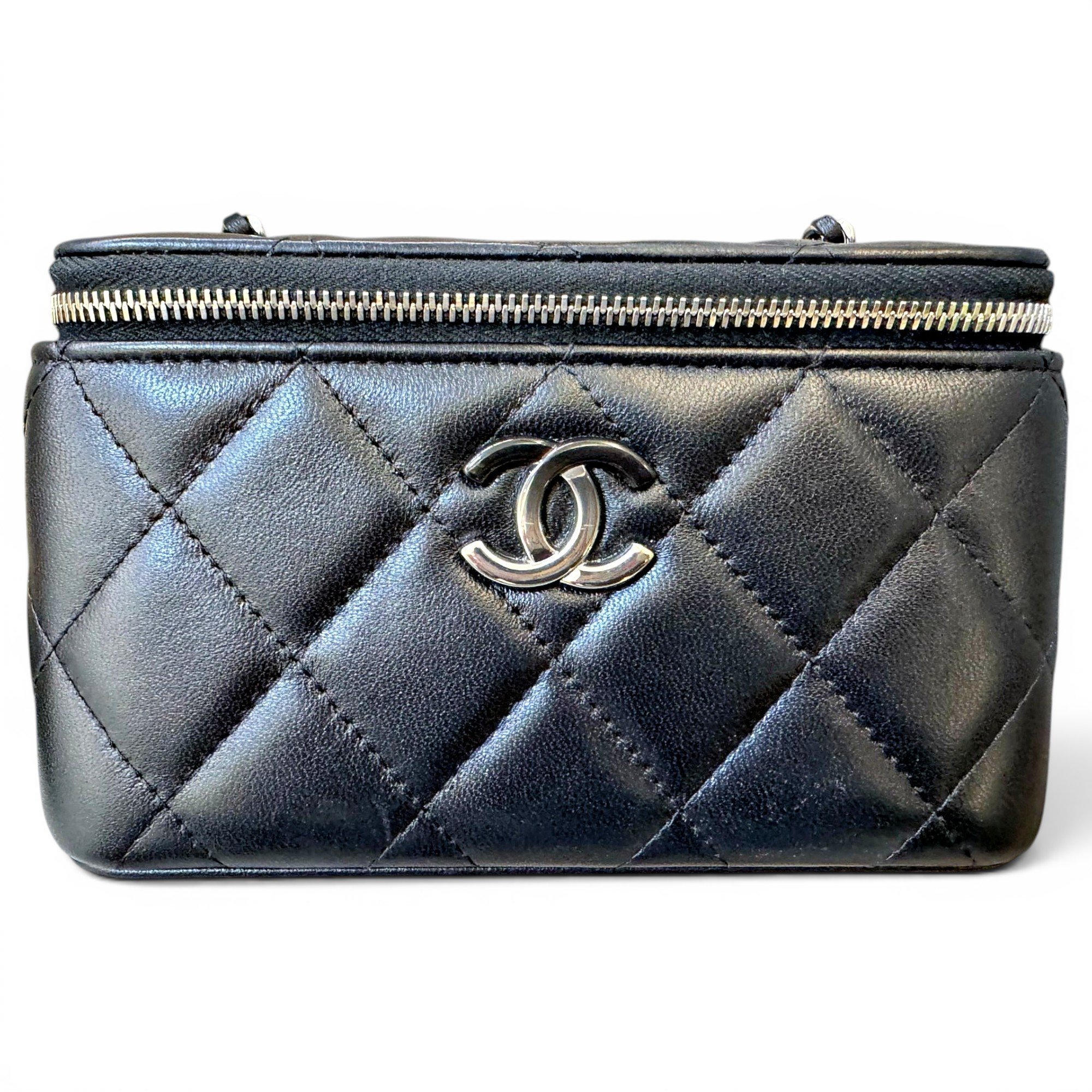 Trendy CC Vanity leather handbag