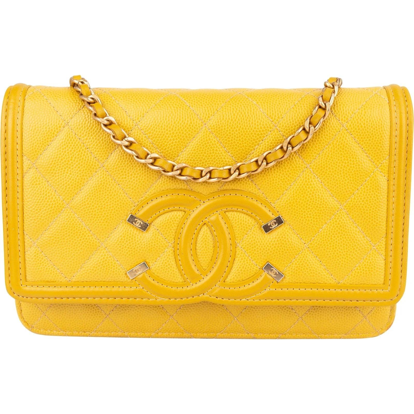 Wallet On Chain Timeless/Classique leather crossbody bag