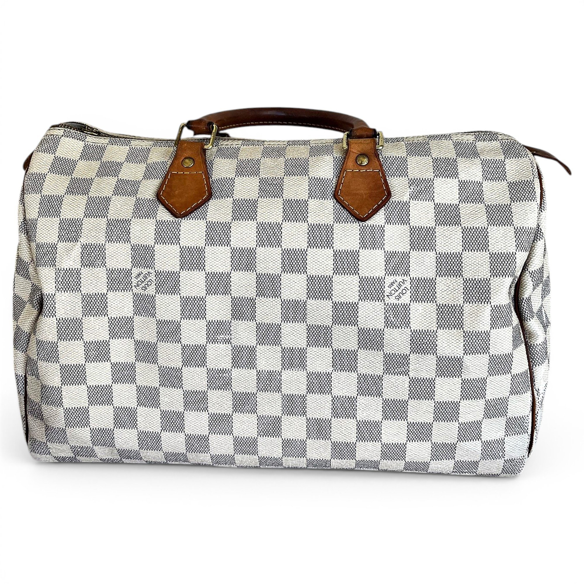 Speedy leather handbag