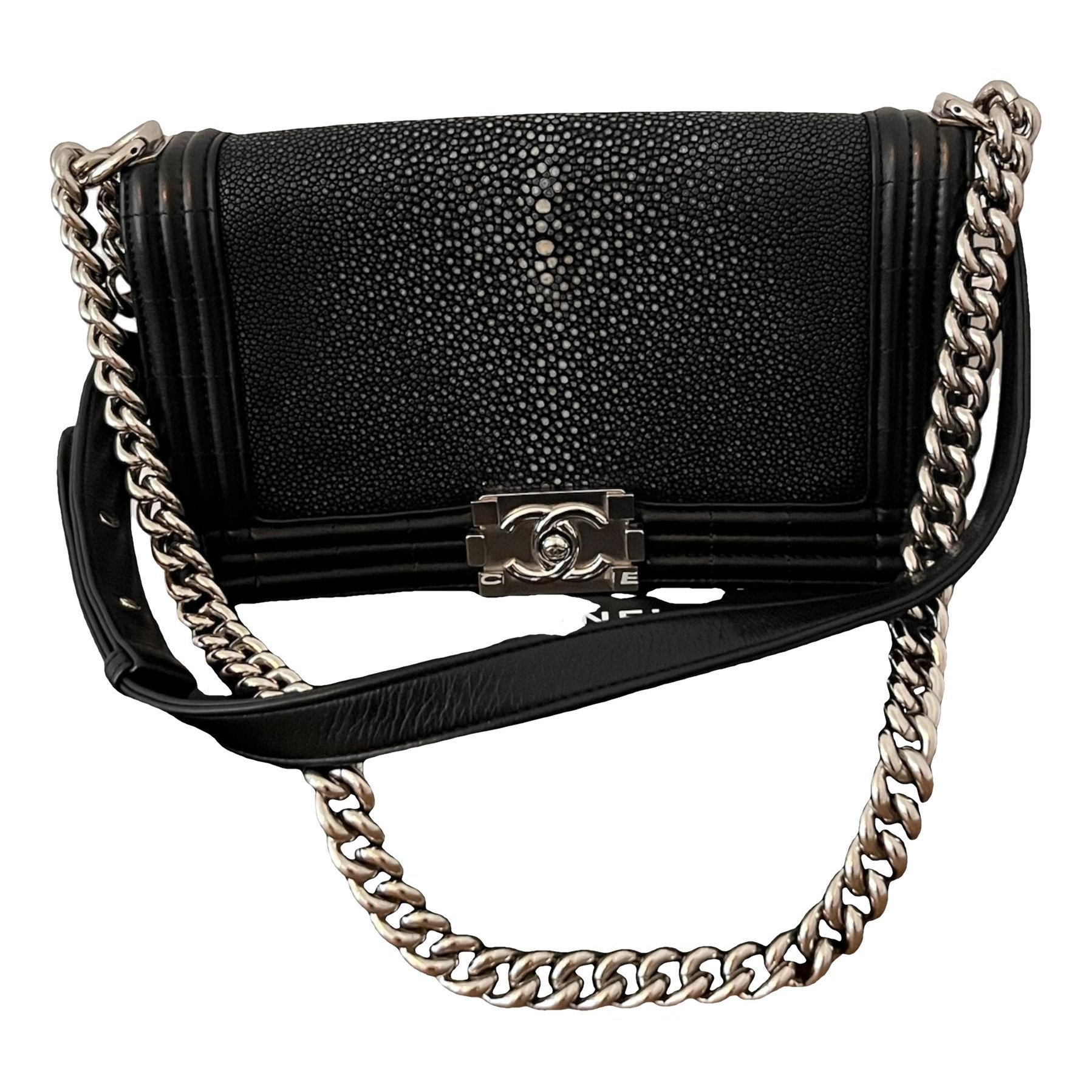 Boy exotic leathers handbag