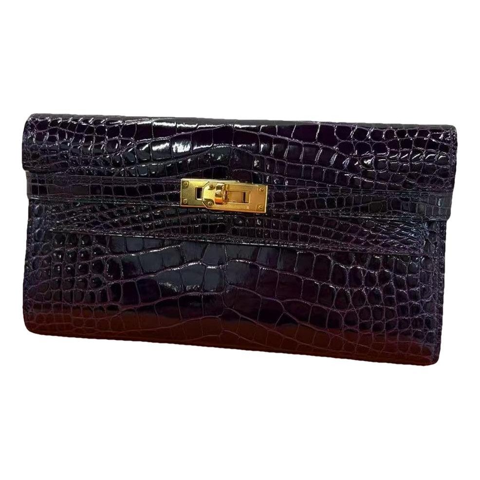 Kelly to go leather clutch bag