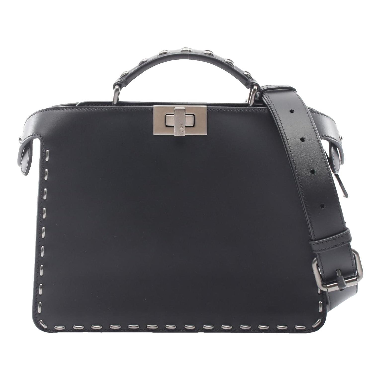 Peekaboo leather handbag