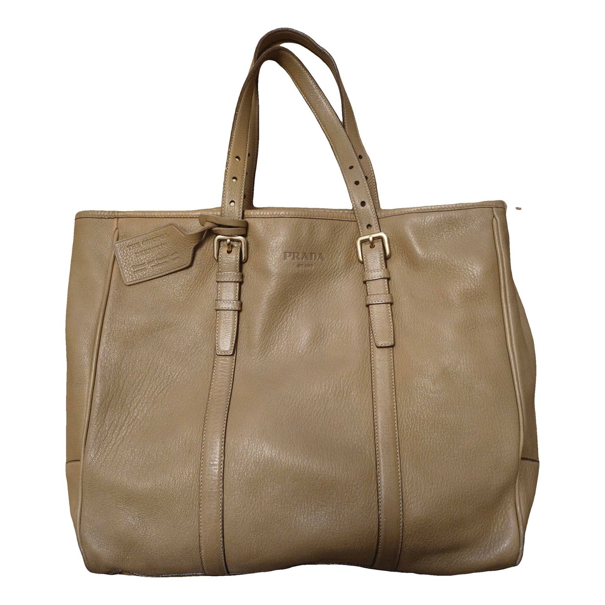 Leather tote