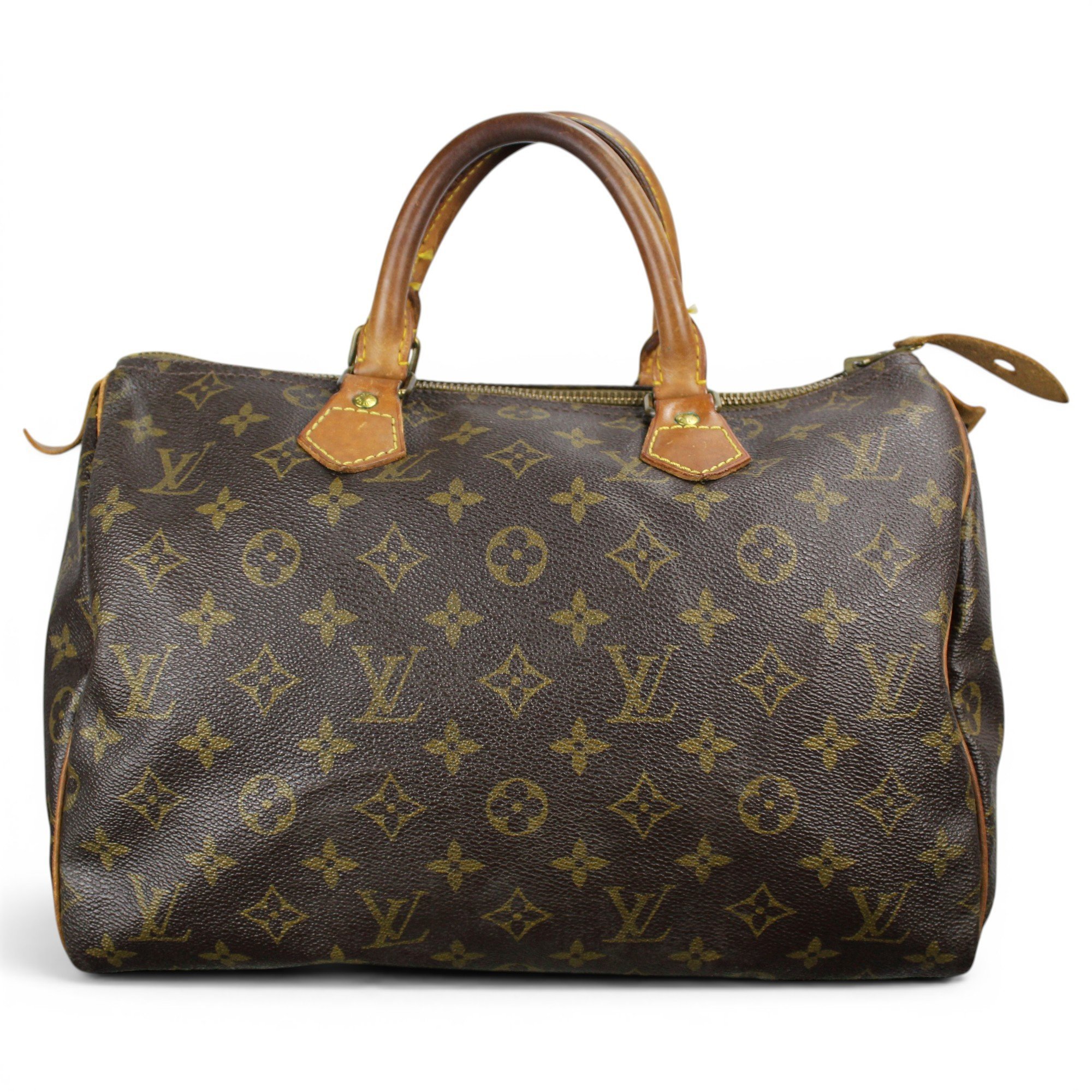 Speedy leather handbag