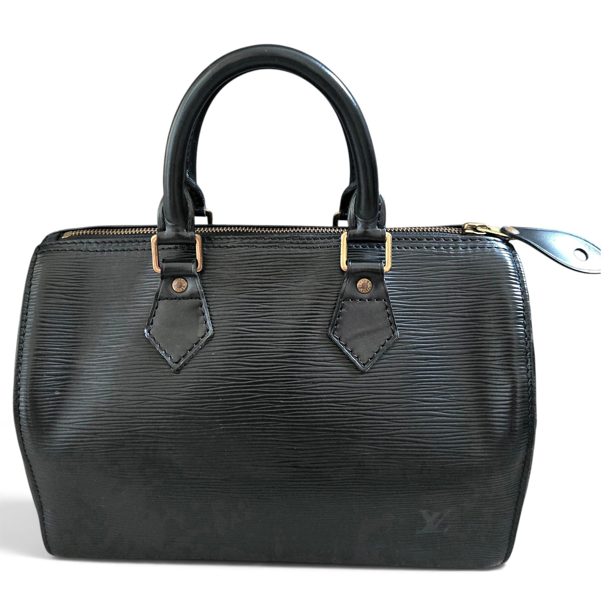 Speedy leather handbag