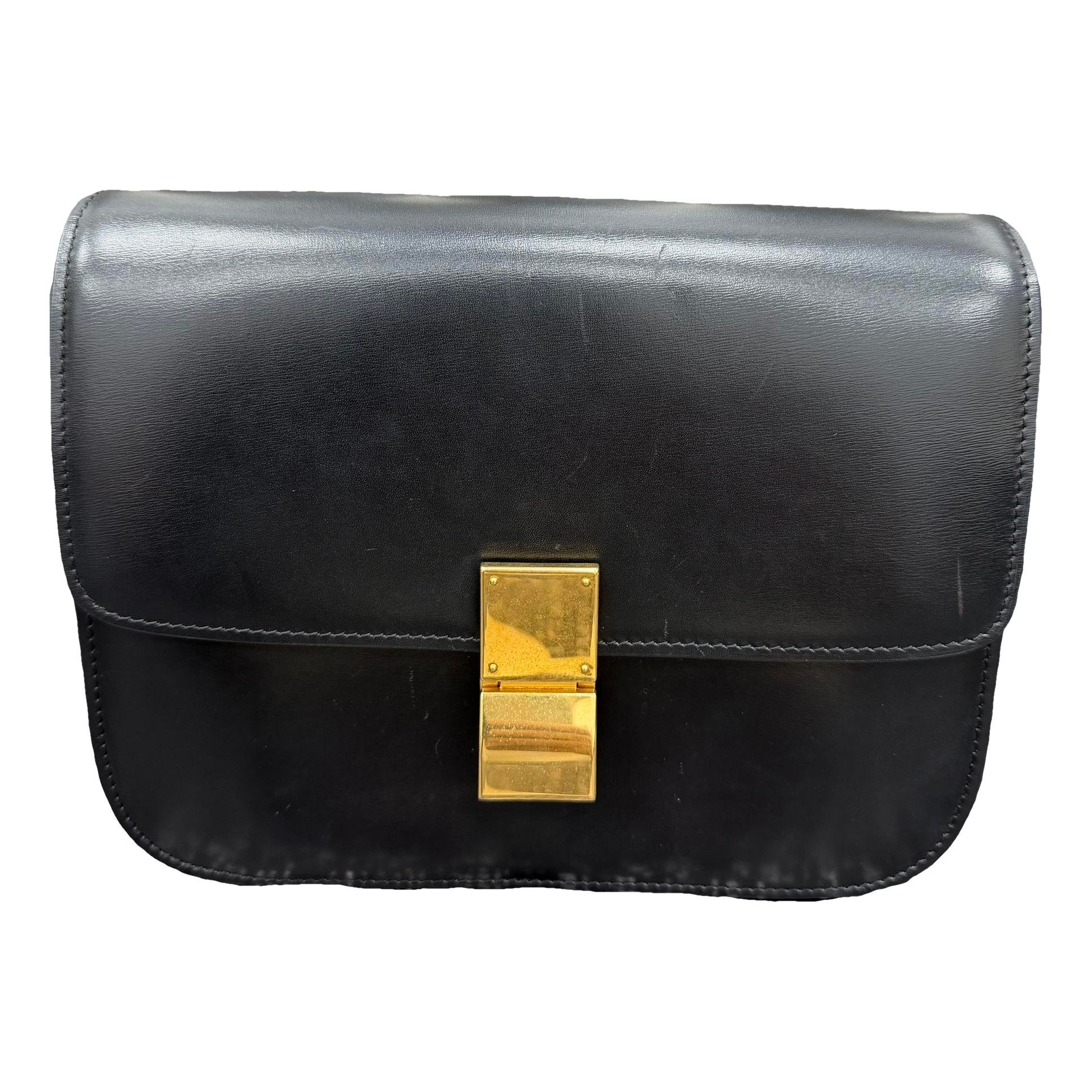 Classic leather handbag