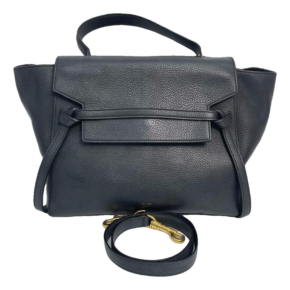 Belt pony-style calfskin handbag