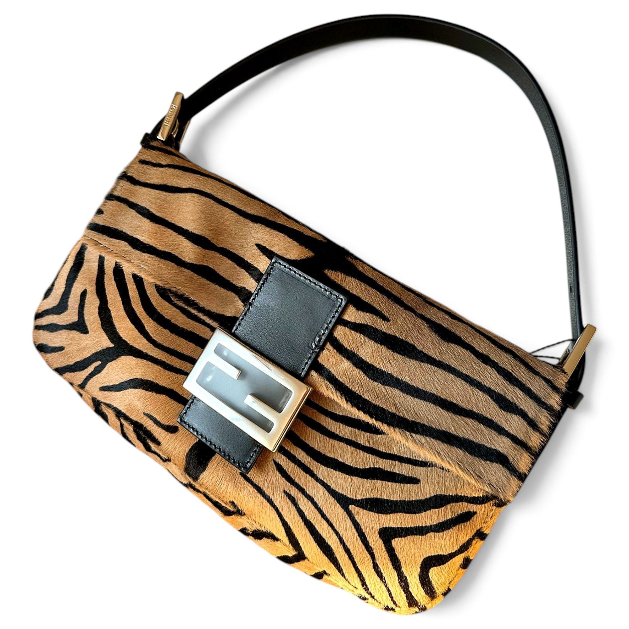 Fendi Baguette 1997 Re-Edition pony-style calfskin handbag
