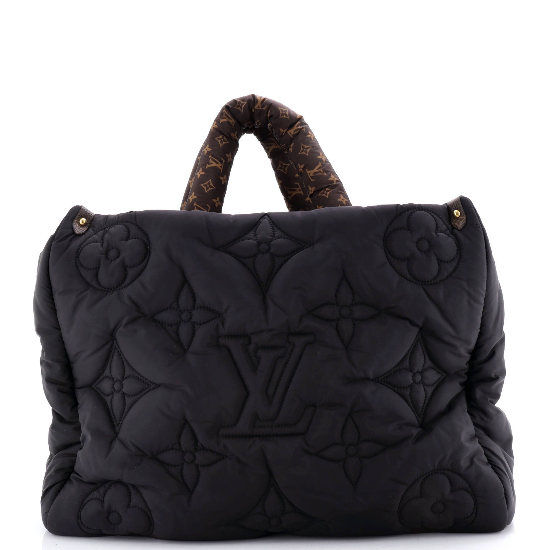 Pillow OnTheGo Tote Monogram Quilted Econyl Nylon GM